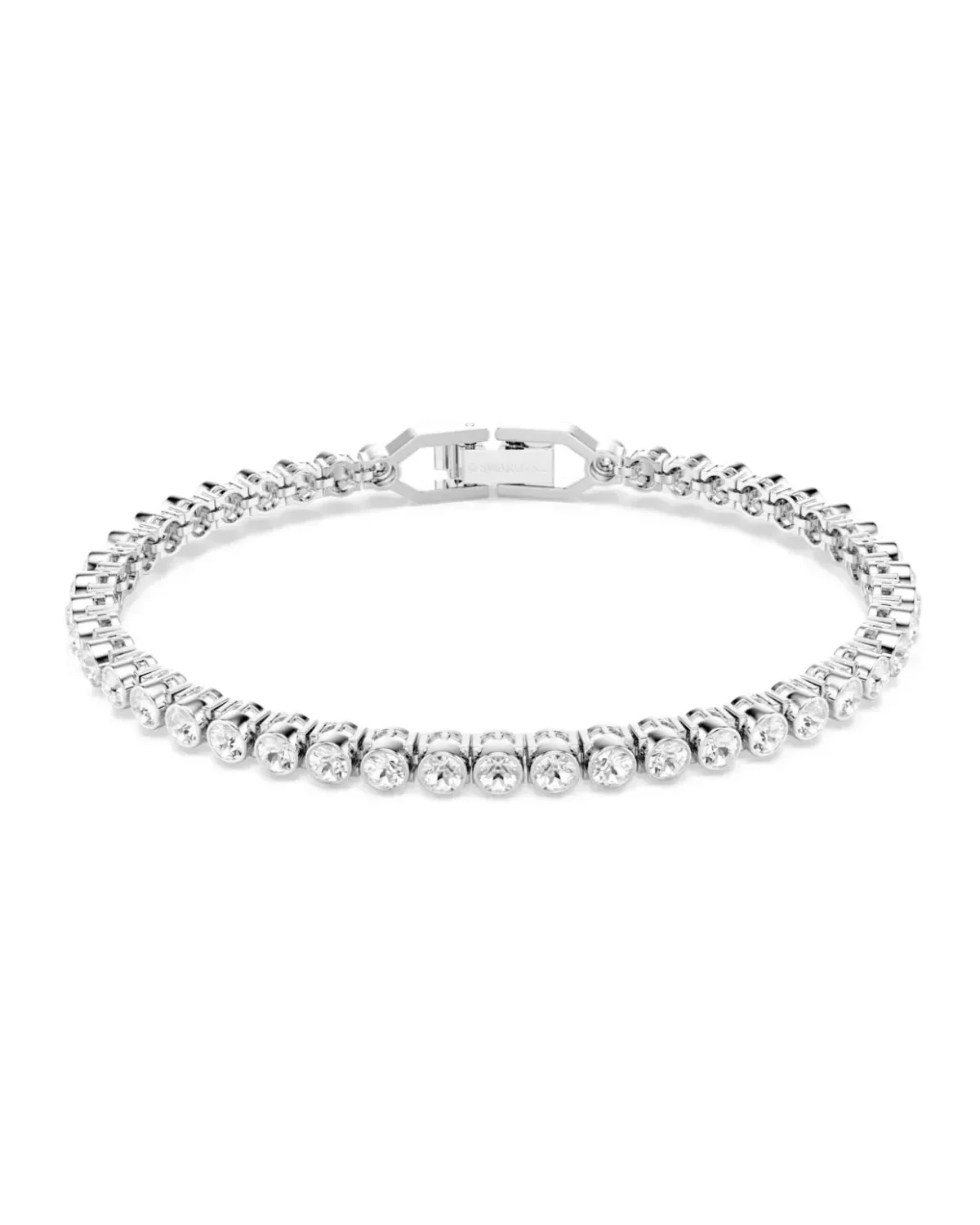 Bracelet Swarovski Emily métal rhodié argent femme