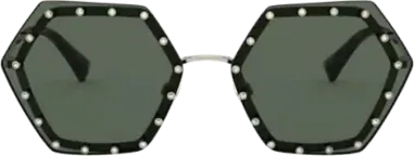 Lunettes de soleil Valentino Garavani VA2035 Ruthenium — vue 2