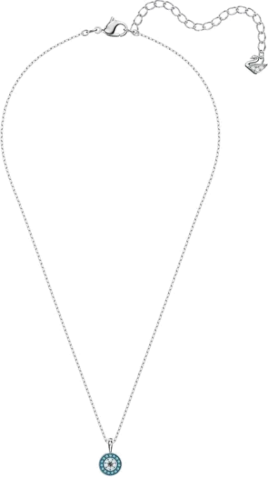 Collier Luckily Swarovski - Pendentif Bleu — vue 3