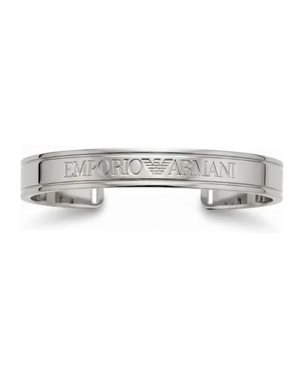 Bracelet Manchette Emporio Armani Acier Inoxydable Argenté Femme