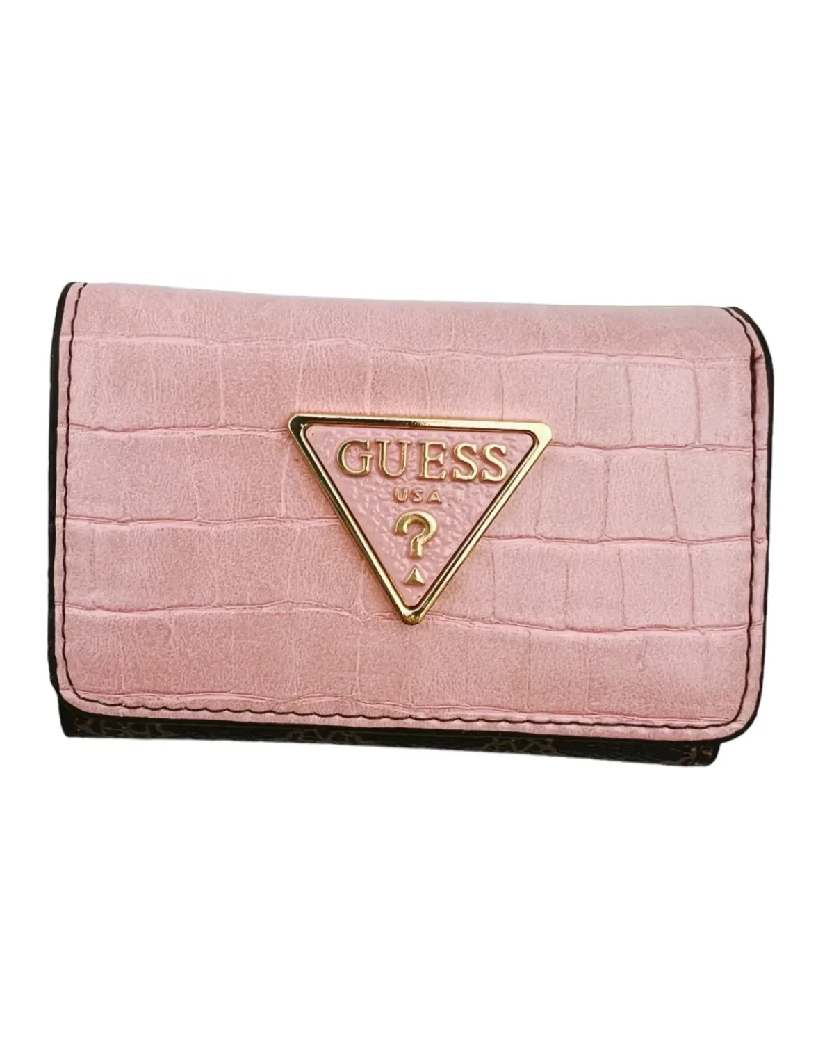 Portefeuille Guess simili cuir rose