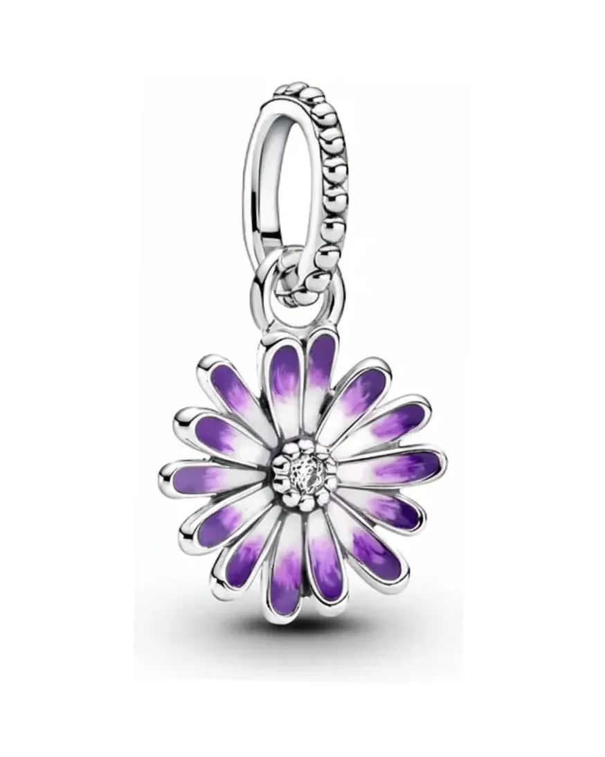 Charm Pandora Marguerite Violet Argent 925 Unisexe