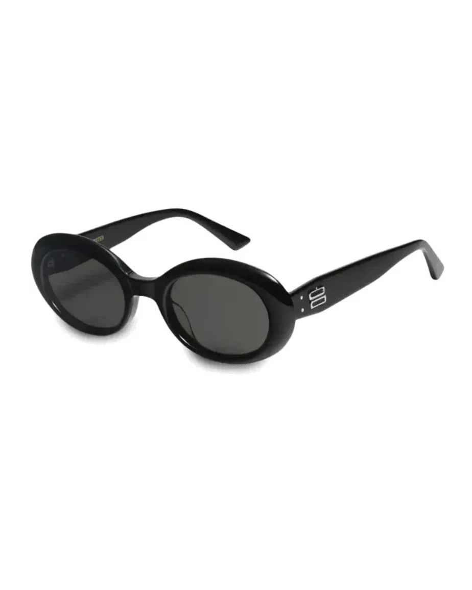Lunettes de soleil Gentle Monster EVE01 ovale monture noire verre nylon