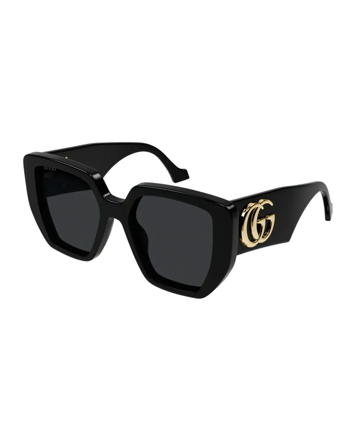 Lunettes de soleil Gucci GG0956S rectangle noir acétate