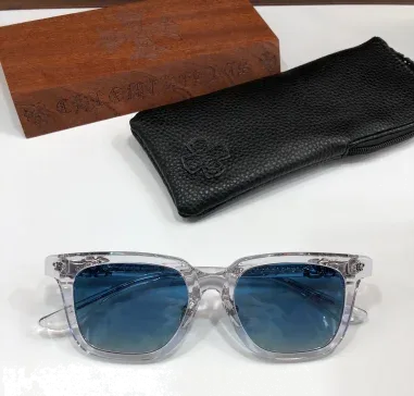 Chrome Hearts CH8127 - Lunettes de soleil rectangulaires transparentes — vue 3
