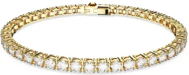 Bracelet Tennis Matrix Swarovski or blanc