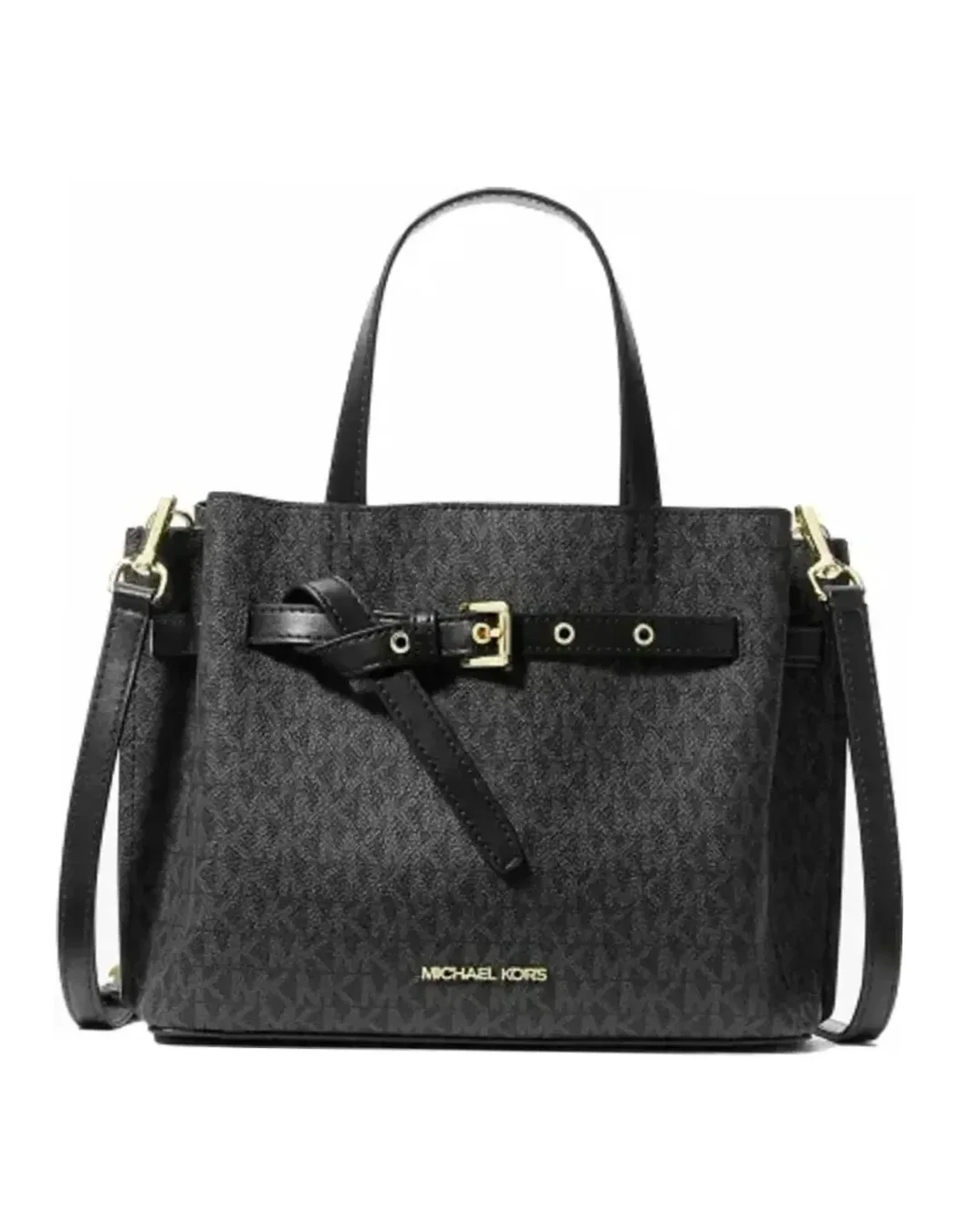 Sac à main Michael Kors Emilia PVC noir femme