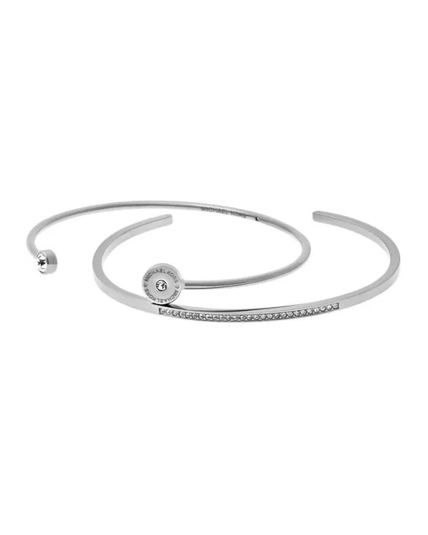 Bracelet Michael Kors MKJ4822040 très fin Acier inoxydable Argent Femme