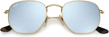 Ray-Ban Hexagonal Flat Lenses - Doré Or — vue 2