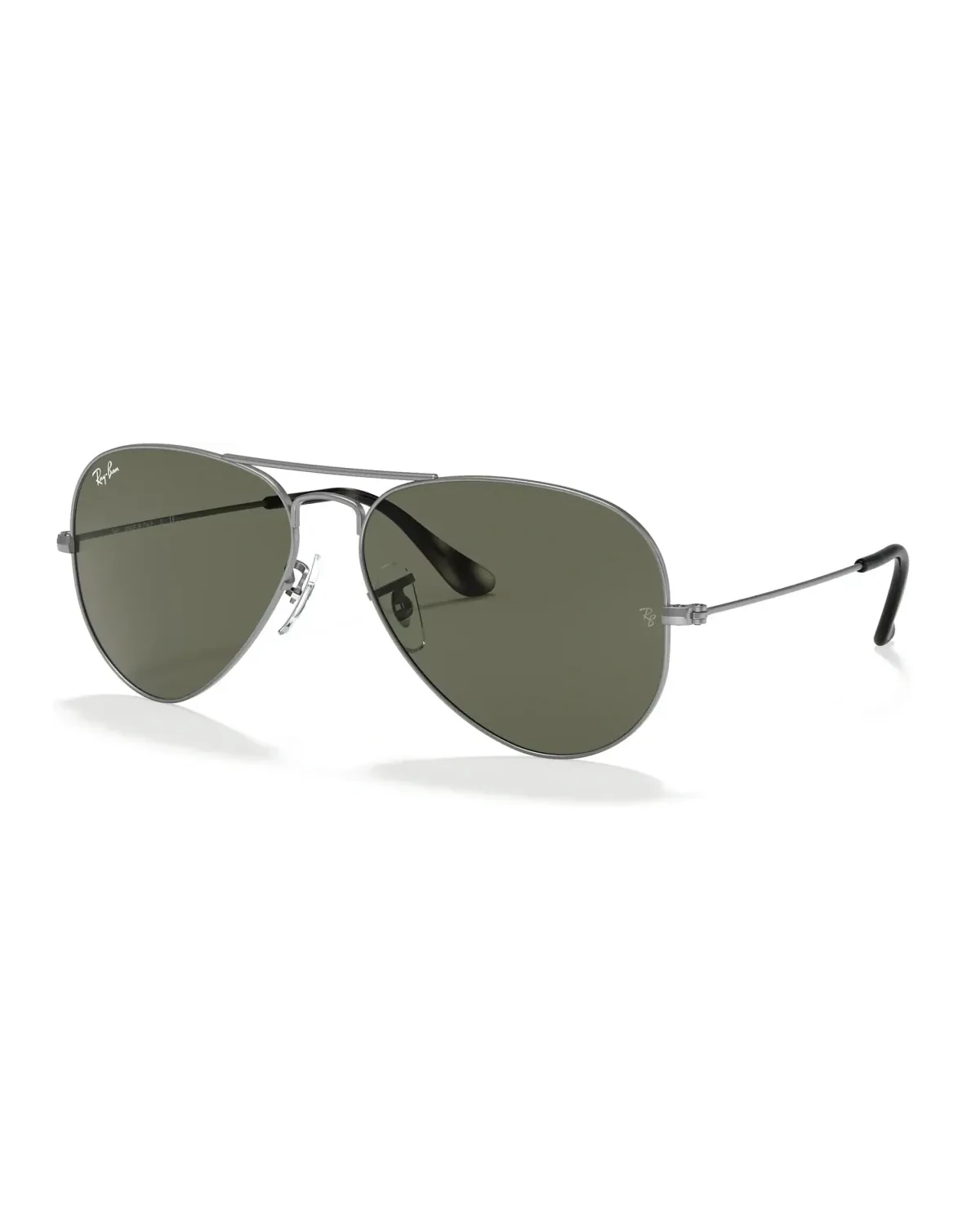 Aviator Ray-Ban métal gris mat verres G-15