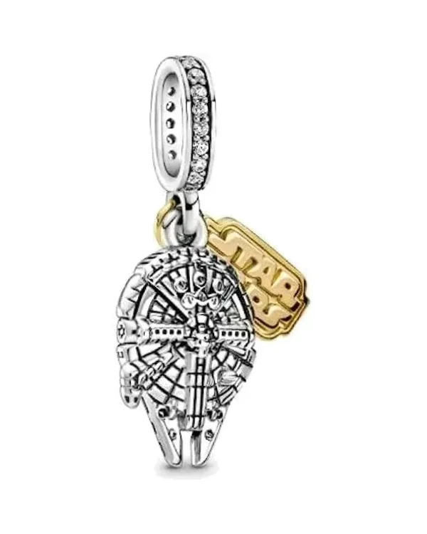 Charm Pandora Star Wars Vaisseau Faucon Millenium Argent 925 Femme