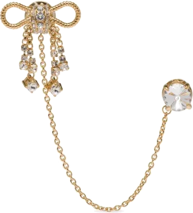 Broche Cristal Miu Miu Plaqué Or