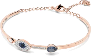 Bracelet-jonc Symbolic Swarovski, métal plaqué or rose