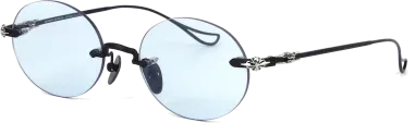 Chrome Hearts Sinnergasm B - Lunettes de soleil monture ovale métal — vue 9