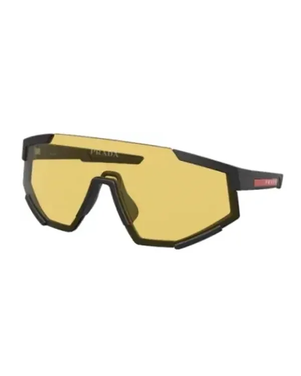 Lunettes de soleil Prada SPS04W masque plastique jaune