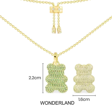 Collier APM Monaco Yummy Bear Wonderland - Ourson pavé de cristaux — vue 4