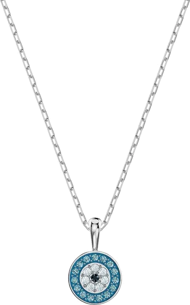 Collier Luckily Swarovski - Pendentif Bleu