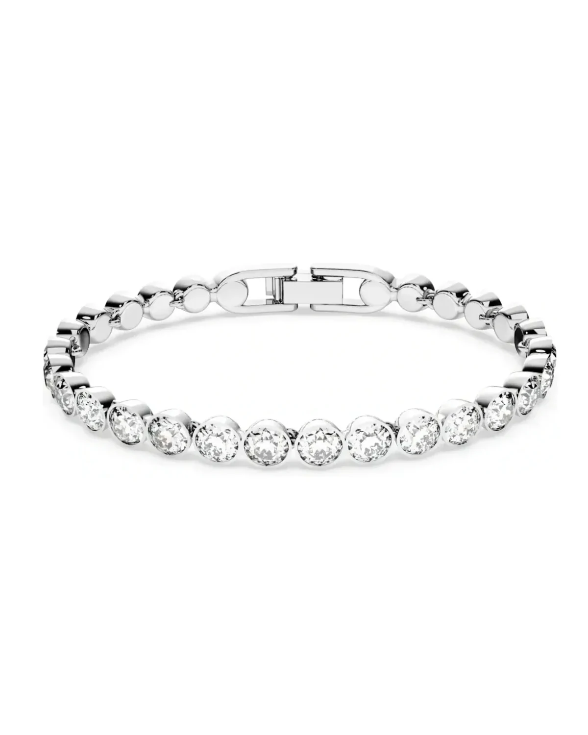 Bracelet Swarovski Emily métal rhodié cristaux blancs femme