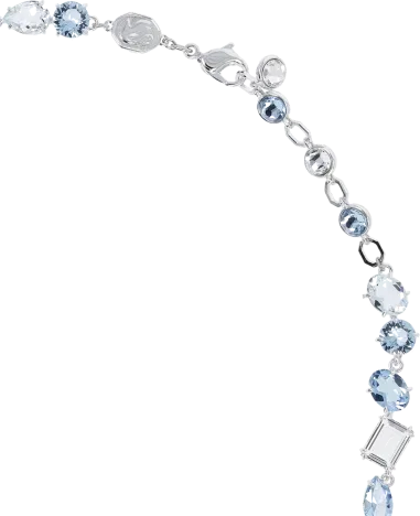 Collier Gema Bleu et Blanc Swarovski — vue 3
