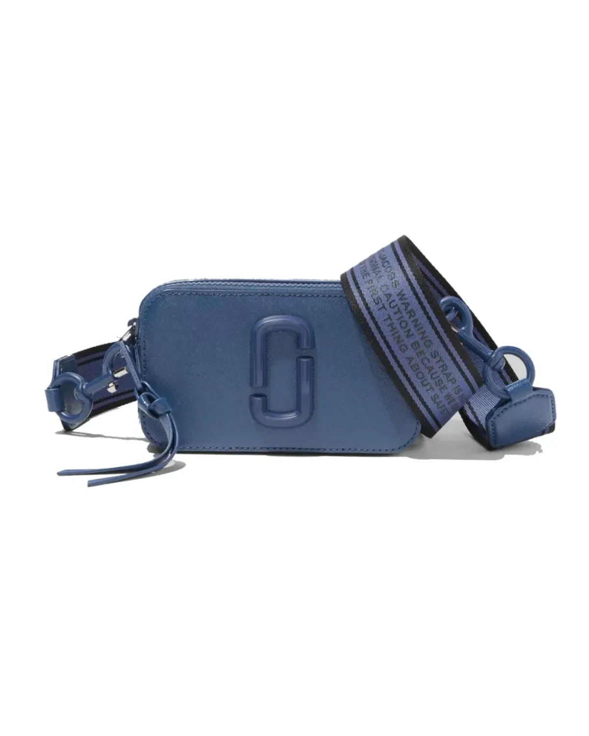 Sac bandoulière Marc Jacobs The Snapshot cuir bleu femme