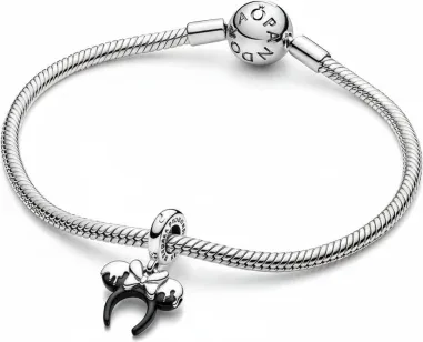Charm Pandora Disney 100 ans - Serre-Tête Minnie Effet Goutte — vue 2