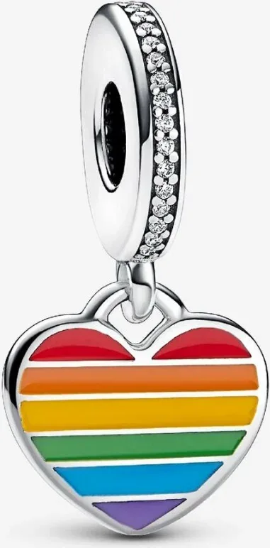 Charm Cœur Arc-en-Ciel Pride Pandora