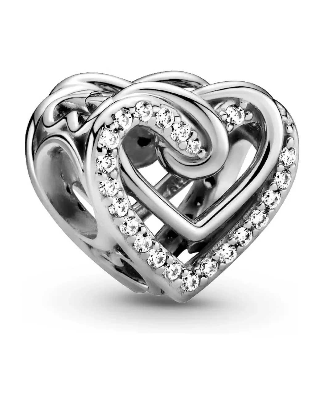 Charm Pandora Cœurs Entrelacés Argent 925 Femme