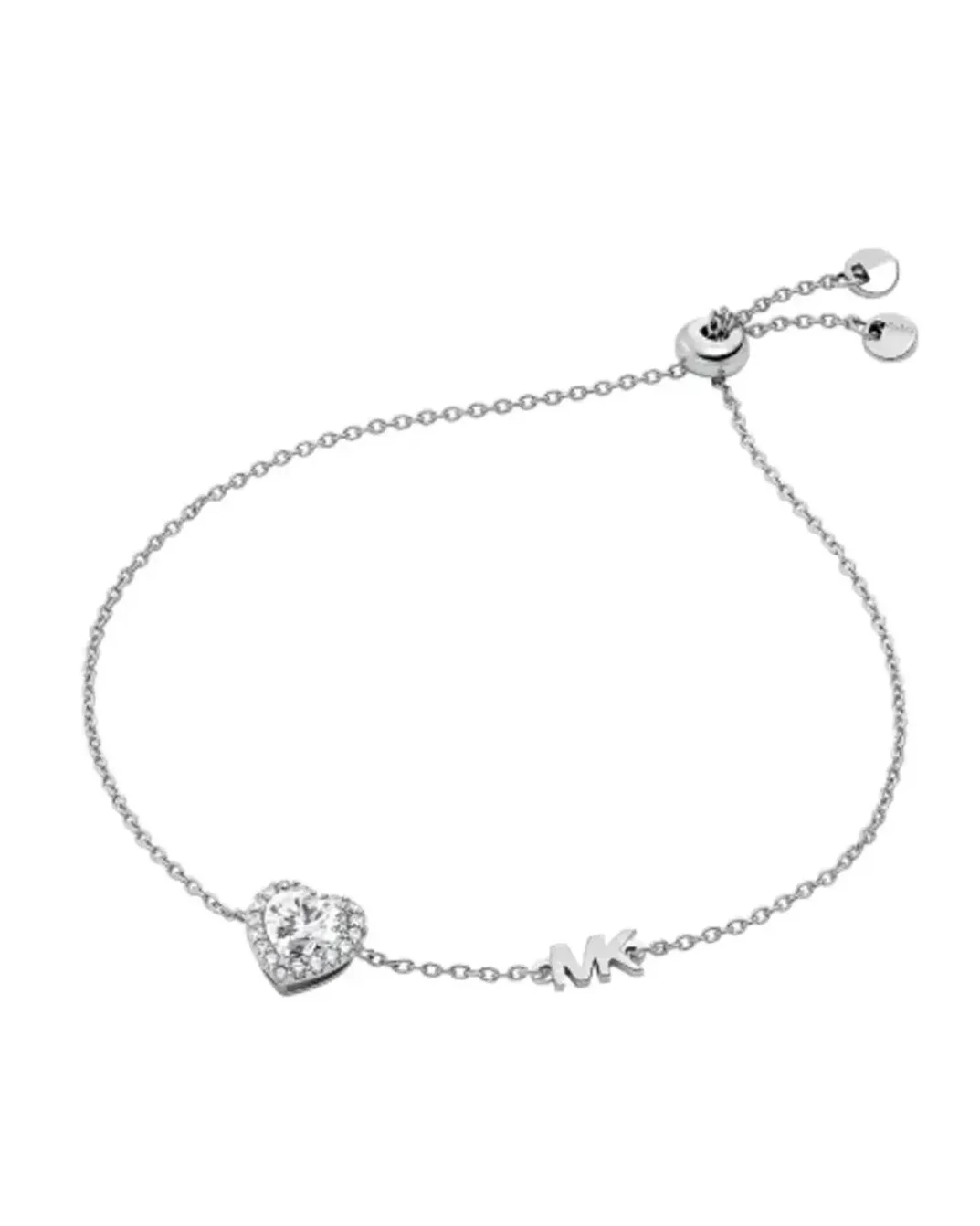 Bracelet Michael Kors Brillance coulissant cœur argent 925 femme