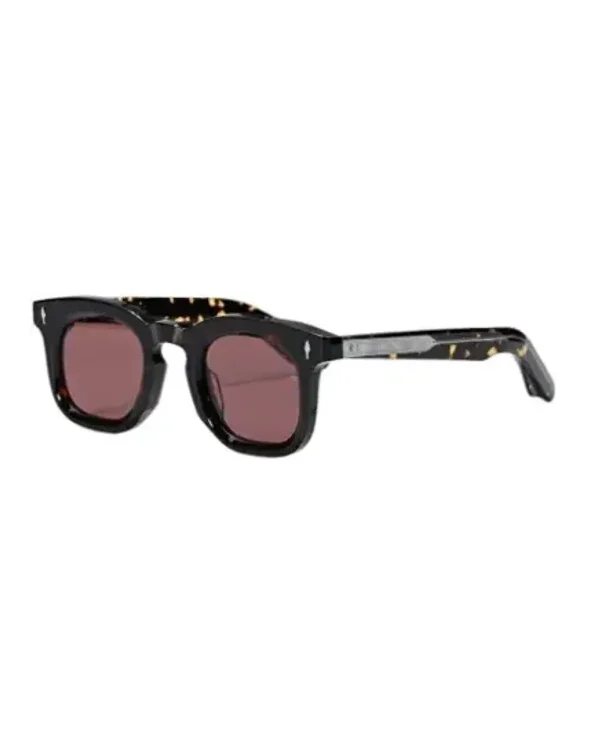Lunettes de soleil Jacques Marie Mage Devaux rondes acétate tortoise