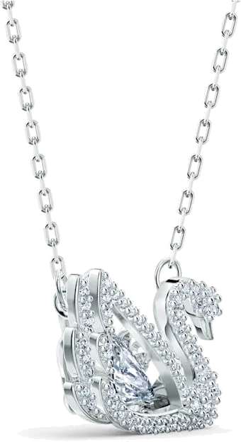 Collier Dancing Swan - Pendentif Cygne Swarovski — vue 7