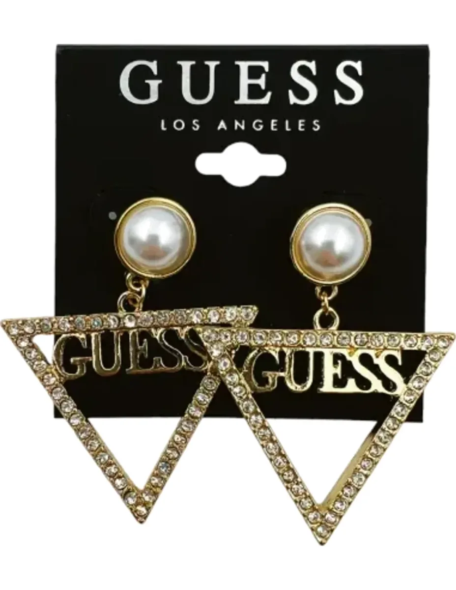 Boucles d'oreilles Guess Triangle Cristal