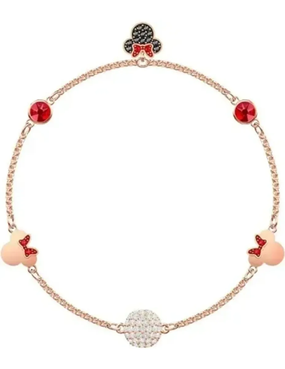 Bracelet Swarovski Remix Minnie Plaqué Or Rose — vue 1