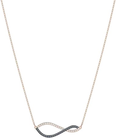 Collier Femme Élégant Swarovski Plaqué Or Rose