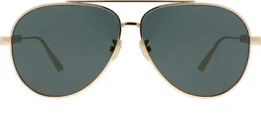 Lunettes de soleil Dior Cannage A1U - Monture pilote métal doré — vue 5