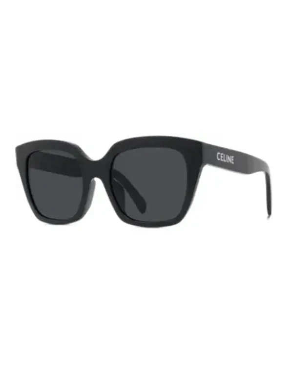 Lunettes de soleil Celine CL40198F rectangle acétate noir
