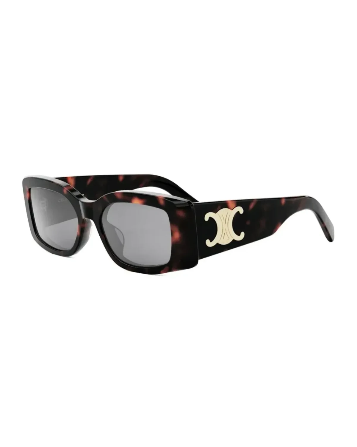 Lunettes de soleil Celine CL40282U rectangle écaille de tortue