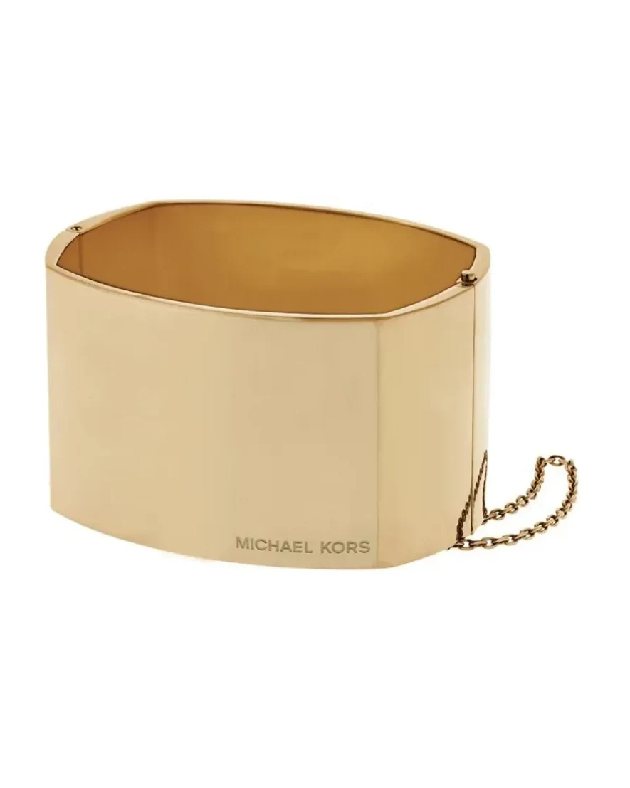 Bracelet Michael Kors acier inoxydable or femme large