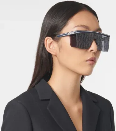 Lunettes de soleil masque Dior Oblique DIORCLUB M1U — vue 4
