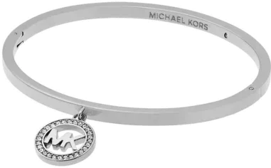 Bracelet Michael Kors acier inoxydable couleur argent femme