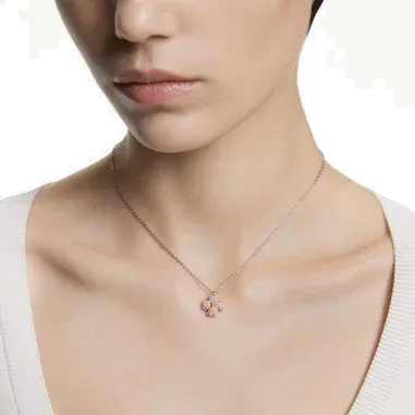 Collier Latisha Flower Swarovski - Pendentif Réversible — vue 5