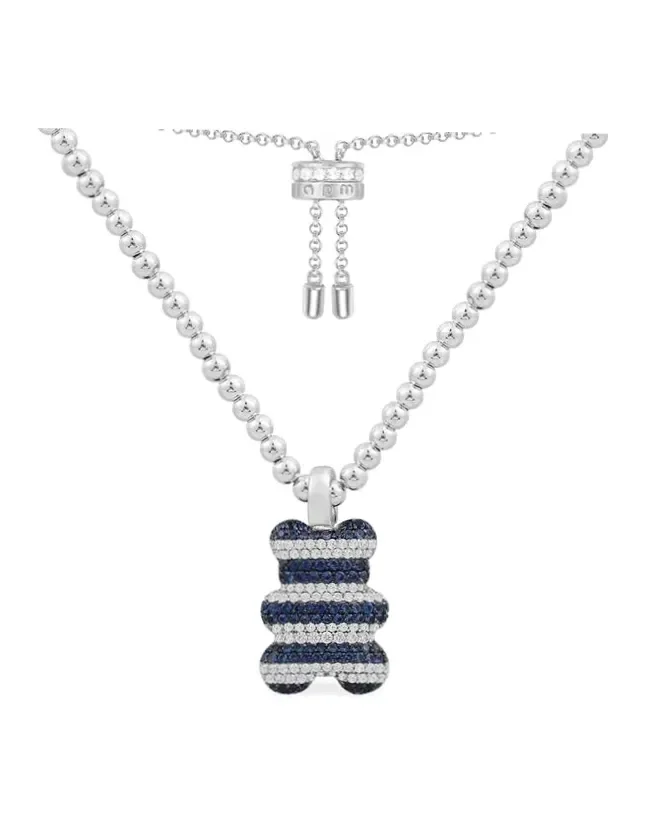 Collier APM Monaco Yummy Bear Saint Tropez argent 925 unisexe