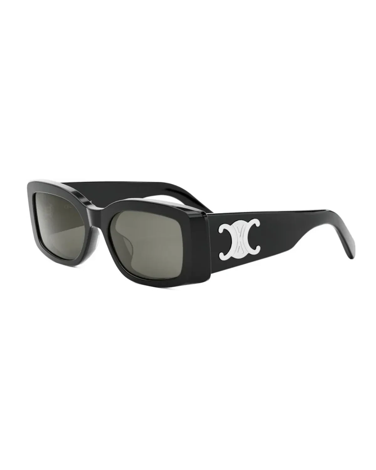 Lunettes de soleil Celine Triomphe XL 01 CL40282U en acétate avec logo XL Noir CL40282U01A