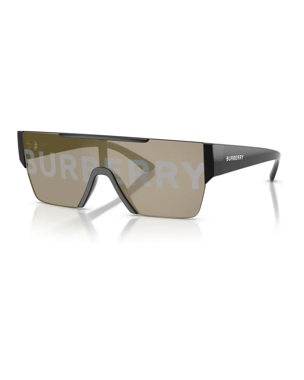 Lunettes de soleil Burberry BE4291 rectangle noir monture plastique