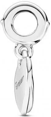 Charm Pandora Double Pendant Argent Cœur Mère & Fille — vue 3