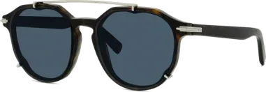 Lunettes de soleil Dior DIORBLACKSUIT RI rondes double pont