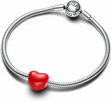 Charm Cœur Rouge Pandora Moments - Message Caché — vue 2
