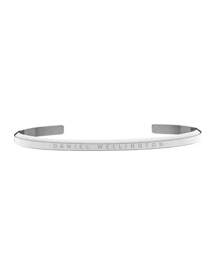 Bracelet Daniel Wellington Classic jonc acier inoxydable argenté femme