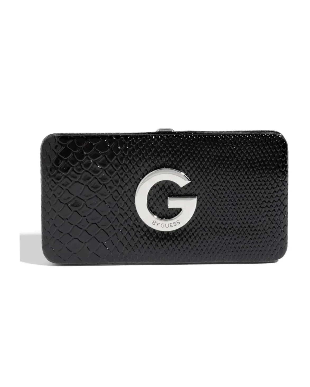 Portefeuille Guess rigide noir femme