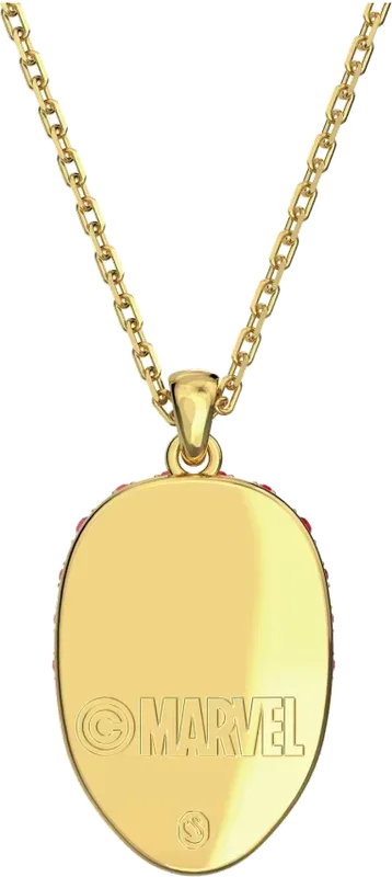 Collier Pendentif Spider-Man Swarovski Chaîne Plaqué Or — vue 4