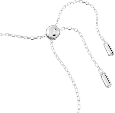 Bracelet Hollow Swarovski - Rhodium et Cristaux Blancs — vue 3
